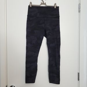 Lululemon Wunder Train 25 inch Leggings - Camo Deep Coal